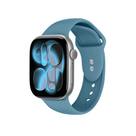 Crong Liquid - Bracelet pour Apple Watch 44/45/46/49 mm (marine)