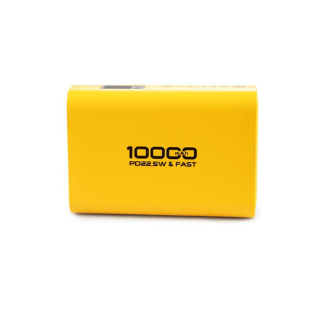 WEKOME WP-381 Tint Series - Power banka 10000 mAh Super rychlé nabíjení USB-C PD 20W + USB-A QC3.0 22,5W (žlutá)