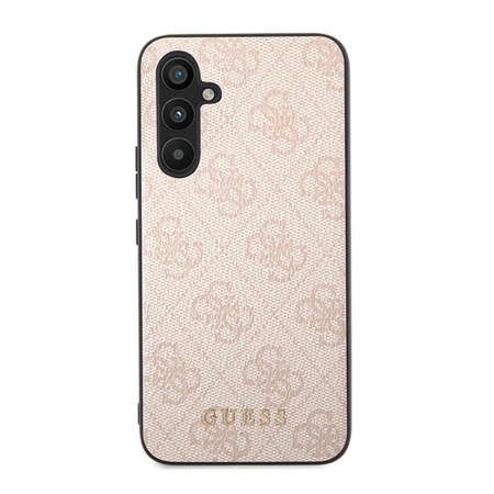 Guess 4G Metall Gold Logo - Hülle für Samsung Galaxy A54 5G (rosa)