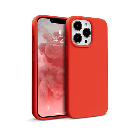 Crong Color Cover - Coque pour iPhone 13 Pro Max (rouge)