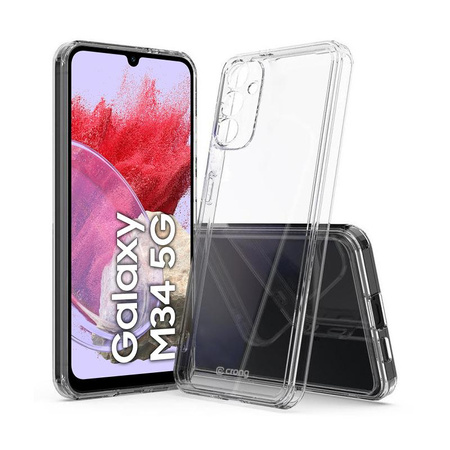 Crong Crystal Shield Cover - Etui Samsung Galaxy M34 5G (Transparent)