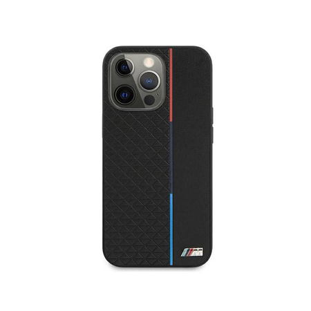 BMW M Kollektion Dreiecke - iPhone 13 Pro Max Tasche (schwarz)