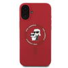 Karl Lagerfeld Silicone Karl & Choupette Ring MagSafe - iPhone 16 Plus Case (red)