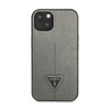 Guess Saffiano Triangle Logo Case - iPhone 14 Case (silver)