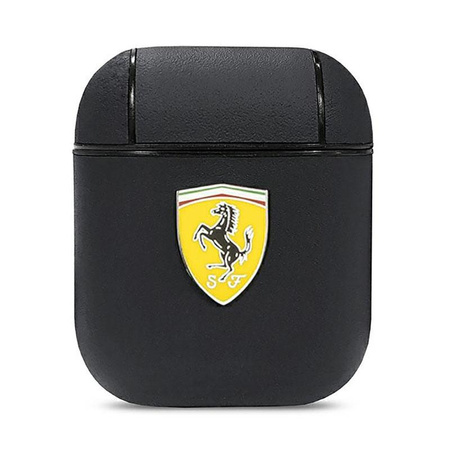 Ferrari On Track Leather - AirPods 1/2 gen case (black)