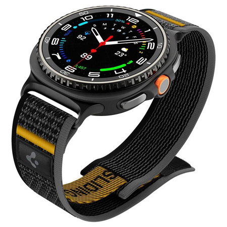 CZARNY PASEK SPIGEN DO GALAXY WATCH 8 | 8 Classic 40 | 44 | 46, Oddychający