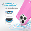 Speck Presidio2 Grip ClickLock & MagSafe - iPhone 16 Pro Tasche (True Pink / Shocking Pink / Weiß)