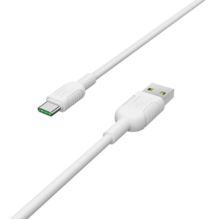 Borofone Billow - kabel połączeniowy USB do USB-C 1,2 m (biały)