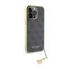 Guess 4G Charms Collection - Coque pour iPhone 15 Pro Max (gris)