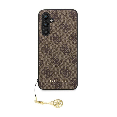 Guess 4G Charms Collection - Samsung Galaxy S23 FE Hülle (Braun)