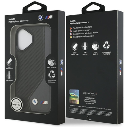 BMW M Carbon Logo MagSafe - Case iPhone 17 (anthracite)