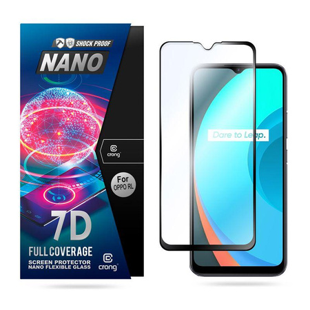 Crong 7D Nano Flexible Glass - verre hybride 9H pour l'ensemble de l'écran OPPO realme C11