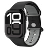 PASEK SILIKONOWY DO APPLE WATCH ULTRA SE 10 9 8 | 44 45 46 49 CZARNY SPIGEN