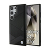BMW Signature Leder Kreuzungslinien-Muster - Samsung Galaxy S24 Ultra Tasche (schwarz)