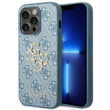 Guess 4G Big Metal Logo - iPhone 14 Pro Max tok (kék)