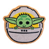 Star Wars - Paillasson en forme de Yoda pour bébé (40 x 60 cm)