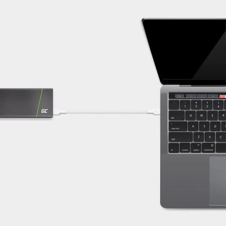 Green Cell PowerStream - USB-C - USB-C kábel 200 cm Power Delivery 60W, QC 3.0 (fehér)