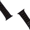 Case-Mate Linked - Bracelet en acier inoxydable pour Apple Watch 42/44/45/49 (noir brillant/gris espace mat)
