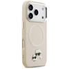 Karl Lagerfeld Karl & Choupette Pins MagSafe - Hülle für iPhone 17 Pro Max (beige)