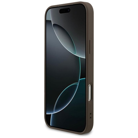 Guess 4G Small 4G and Classic MagSafe - Case iPhone 17 Pro Max (brown)