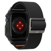 Spigen Lite Fit "Pro" - Pouzdro s řemínkem pro Apple Watch 4/5/6/7/8/9/SE 44/45 mm (Matně černé)
