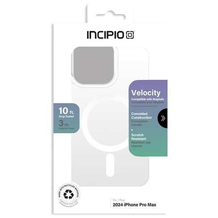 Incipio Velocity MagSafe - pouzdro pro iPhone 16 Pro Max (čiré)