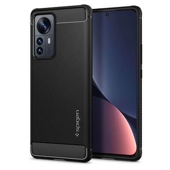 Spigen Rugged Armor - Gehäuse für Xiaomi 12 Pro (Schwarz)