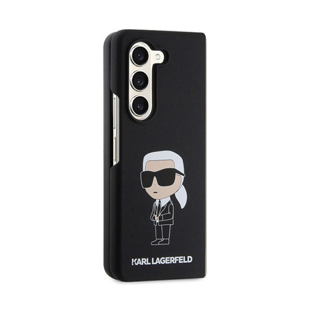 Karl Lagerfeld Silicone Ikonik - Samsung Z Fold 5 Case (black)