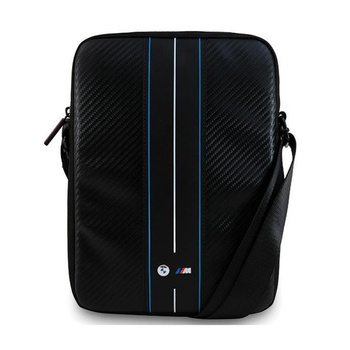BMW Carbon Blue Stripes - 8"-os táblagép táska (fekete)