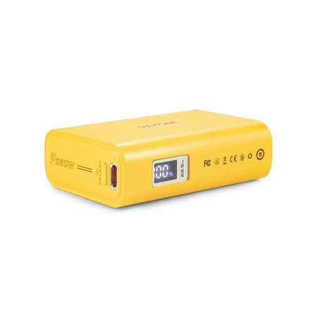 WEKOME WP-381 Tint Series - Powerbank 10000 mAh Superschnellladegerät USB-C PD 20W + USB-A QC3.0 22.5W (Gelb)