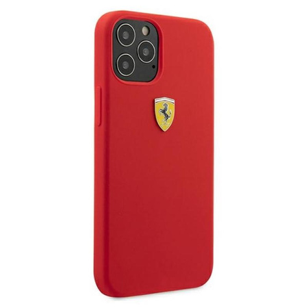 FERRARI On Track Silicone - iPhone 12 / iPhone 12 Pro Case (red)