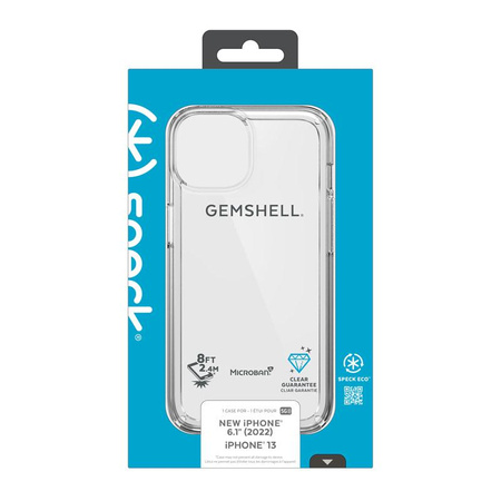 Speck Gemshell - iPhone 14 / iPhone 13 tok MICROBAN bevonattal (átlátszó)