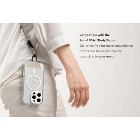 Moshi iGlaze MagSafe - Hülle für iPhone 16 Pro (Luna Silver)