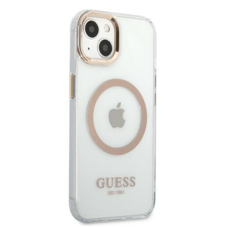 Guess Metal Outline Magsafe - iPhone 13 Case (transparent)