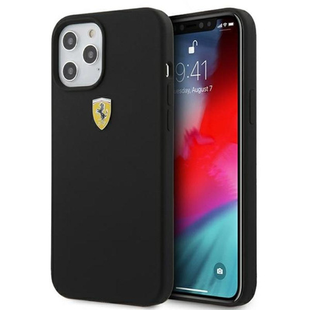 Coque silicone Ferrari On Track - iPhone 12 Pro Max (noir)