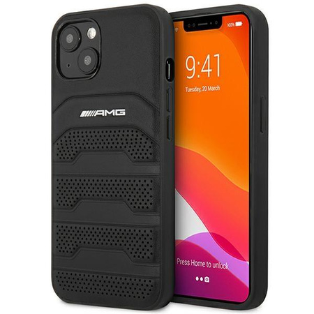 AMG Debossed Lines - Coque pour iPhone 14 (noir)