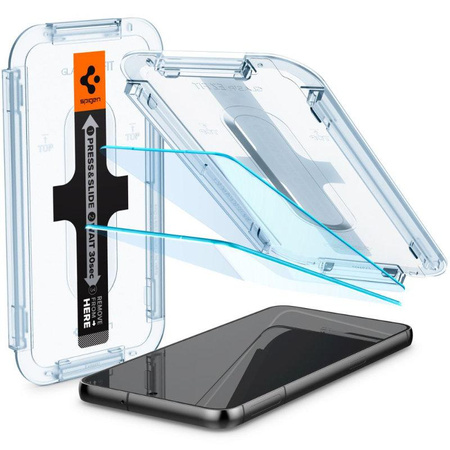 Spigen Glas.TR EZ Fit - Tvrzené sklo pro Samsung Galaxy S23+ 2 ks (Transparentní)