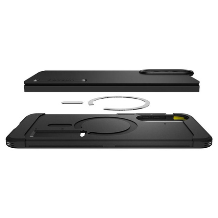 Spigen Tough Armor MagSafe - étui pour Samsung Galaxy S25 Edge (Noir)