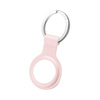 PURO ICON Case - Silicone keychain for Apple AirTag (sand pink)