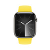 Crong Liquid - Bracelet pour Apple Watch 44/45/46/49 mm (jaune)