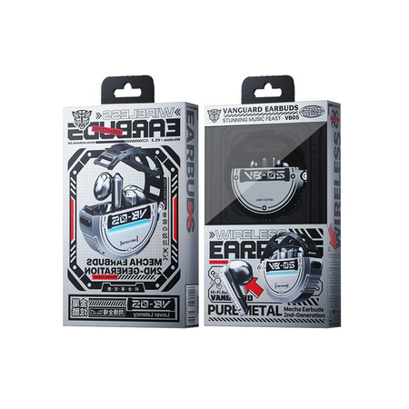 WEKOME VB05 Vanguard Series - Bluetooth V5.3 TWS kabellose Kopfhörer mit Ladetasche (Grau)