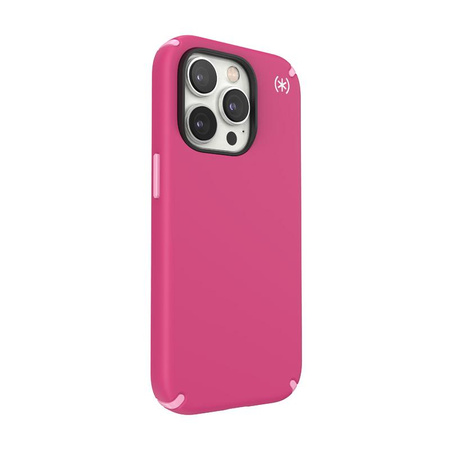 Speck Presidio2 Pro MagSafe - Antybakteryjne etui iPhone 14 Pro (Digitalpink / Blossompink / White)