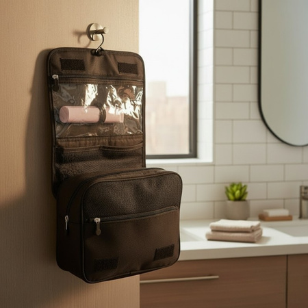 Dunlop - Reisetasche / Kulturbeutel 25x20x10 cm (Schwarz)