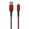 Energizer Ultimate - Câble de connexion USB-A vers Lightning certifié MFi 2m (Rouge)