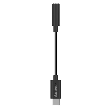 Energizer Ultimate - audio adaptér USB-C na 3,5 mm jack 11 cm (černý)