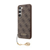 Guess 4G Charms Collection - Samsung Galaxy S24 Tasche (braun)