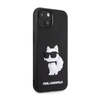 Karl Lagerfeld 3D Rubber NFT Choupette - Tasche für iPhone 14 (Schwarz)