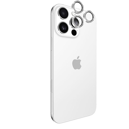 Hliníkový ochranný kroužek objektivu Case-Mate - ochranné sklo objektivu fotoaparátu pro iPhone 16 Pro / iPhone 16 Pro Max (Twinkle)