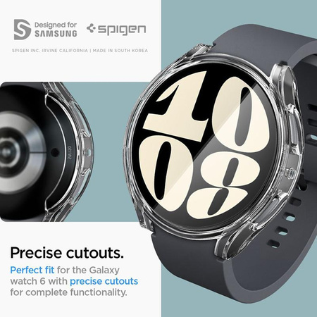 Spigen Ultra Hybrid - Gehäuse für Samsung Galaxy Watch 6 40 mm (Transparent)