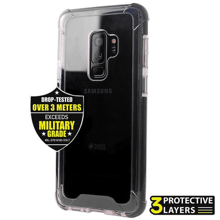 PURO Impact Pro Hard Shield - Samsung Galaxy S9+ tok (fekete)